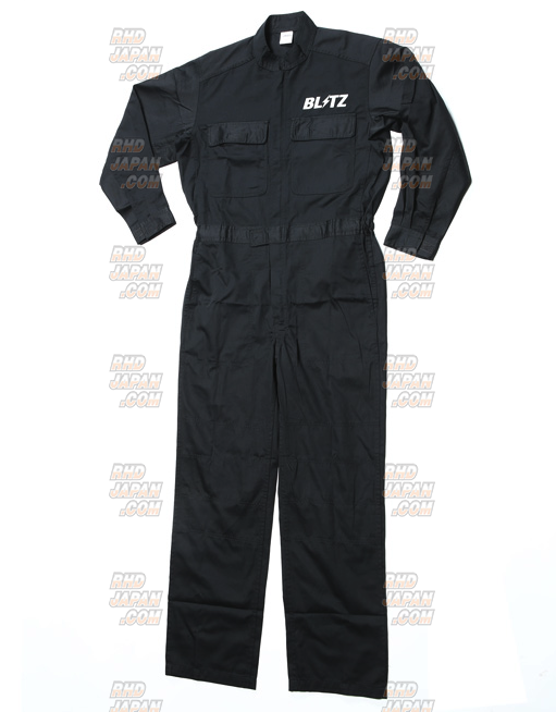 Blitz Wear Mechanic Suit All Black - Medium
